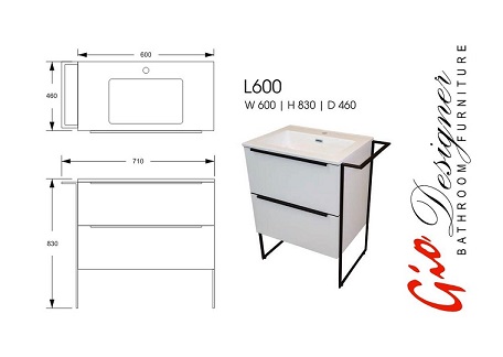 GIO Designer Bathroom Furniture